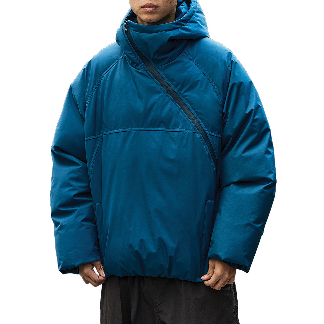 Asymmetric Puffer Coat