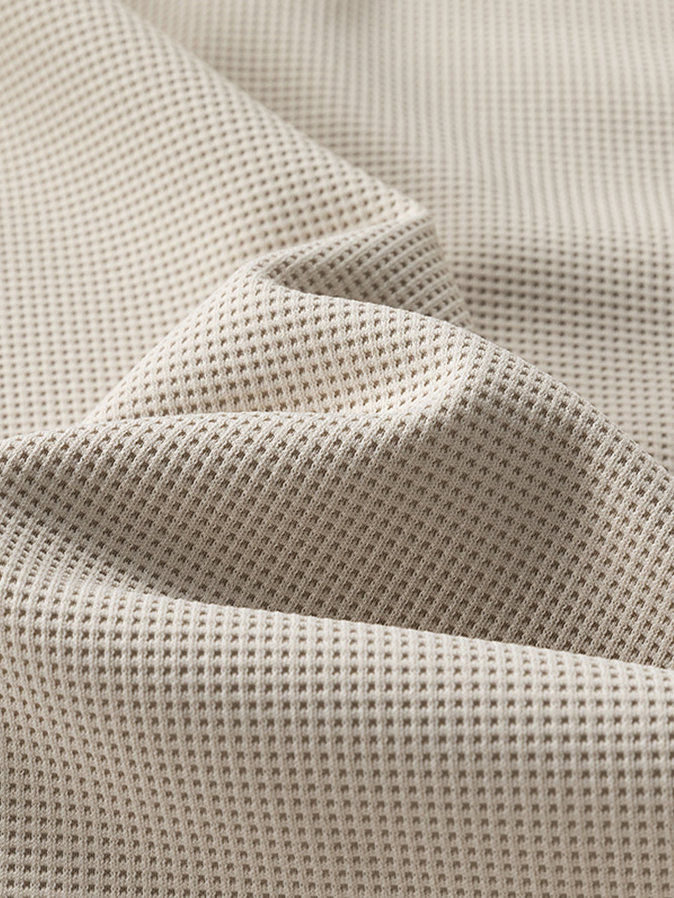 Raglan Sleeve 2 In 1 Waffle T-Shirt