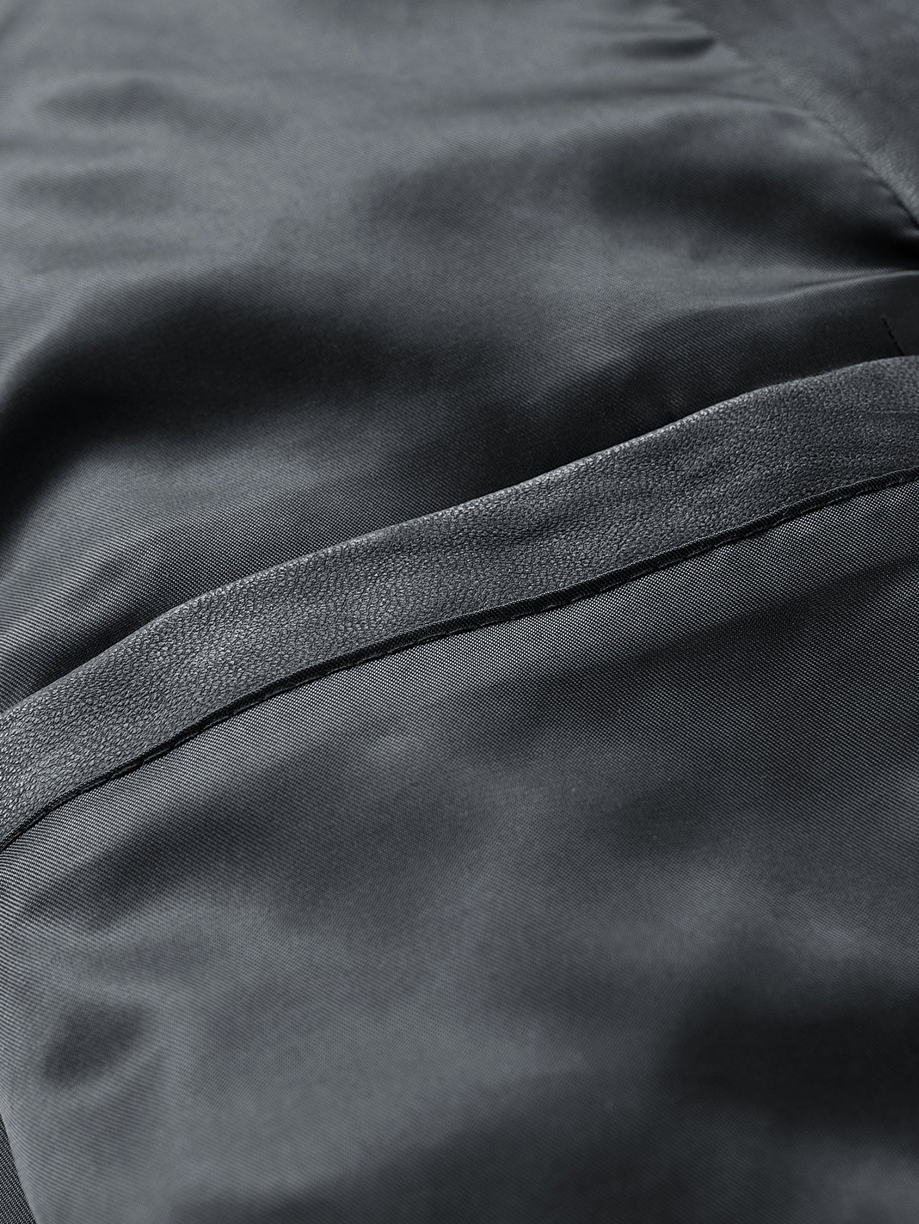 Textured PU Leather Jacket