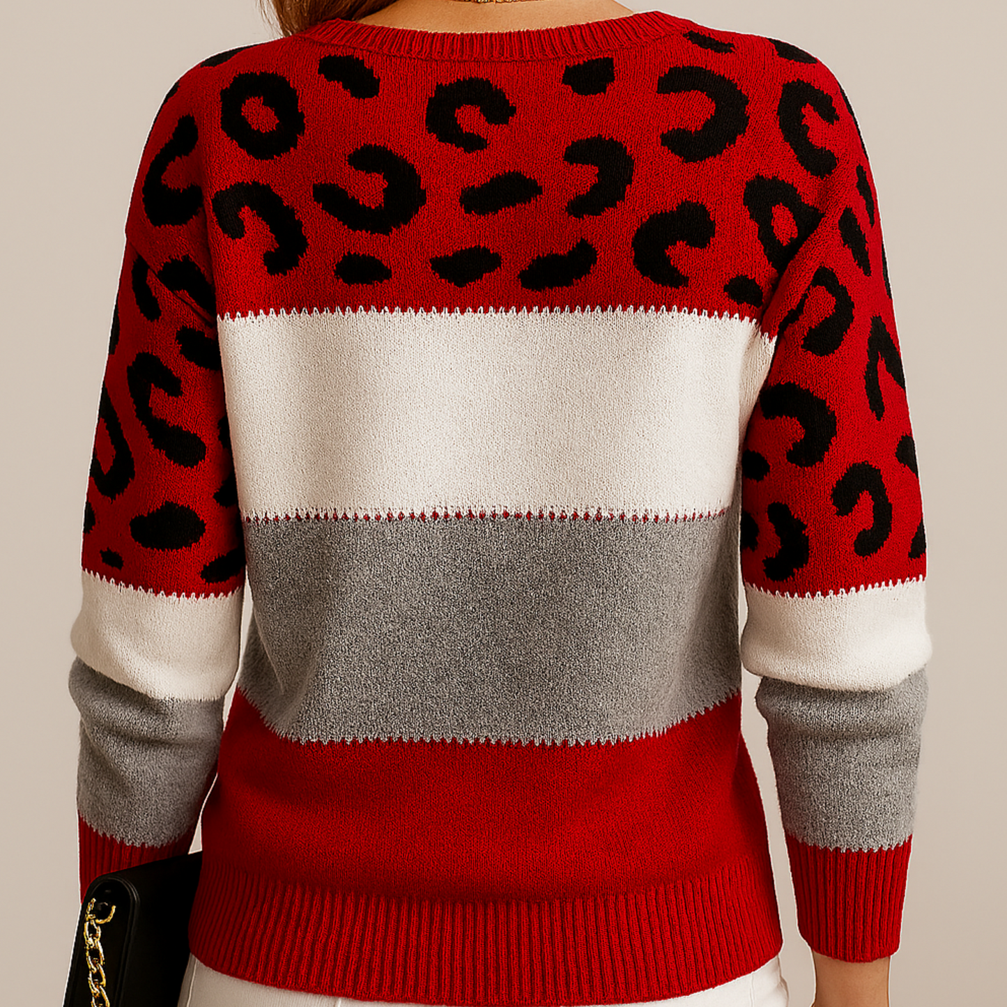 Maison | Leopard Print Sweater Elegance