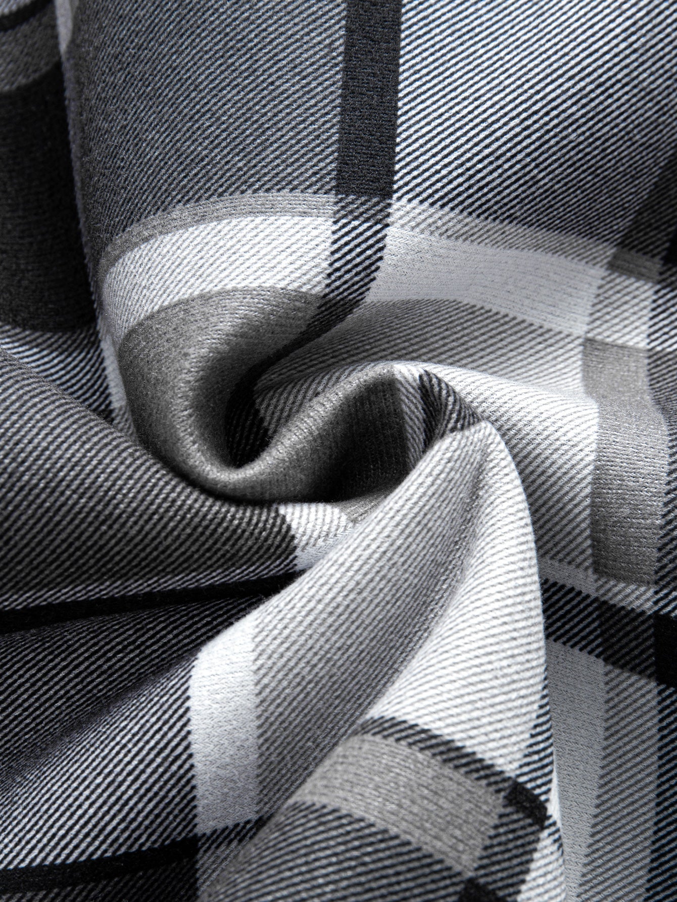 Flannel Fleece Lined Hooded Button Up Shirt