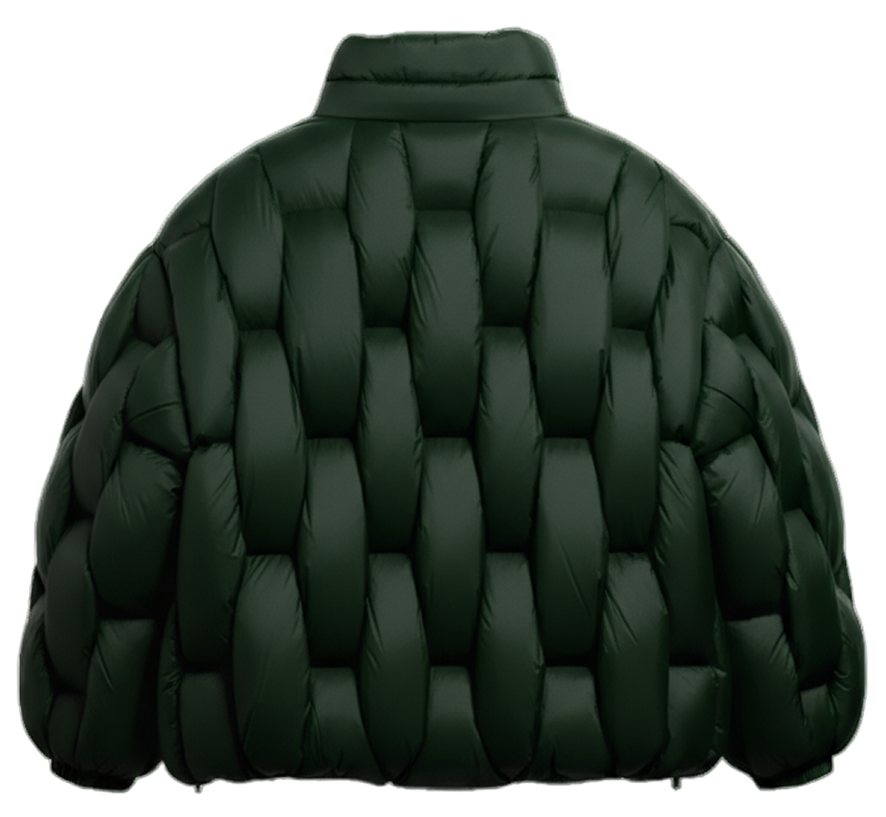 Pentagon Puffer - Green