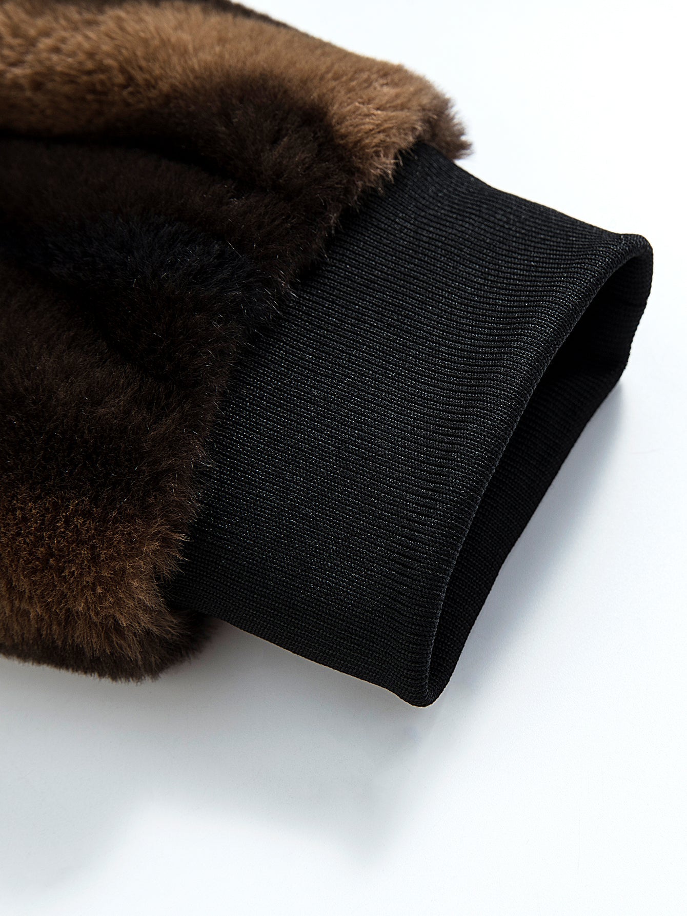 Animal Print Faux Fur Hooded Jacket