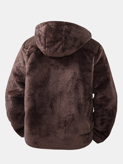 Teddy Fleece Hooded Jacket