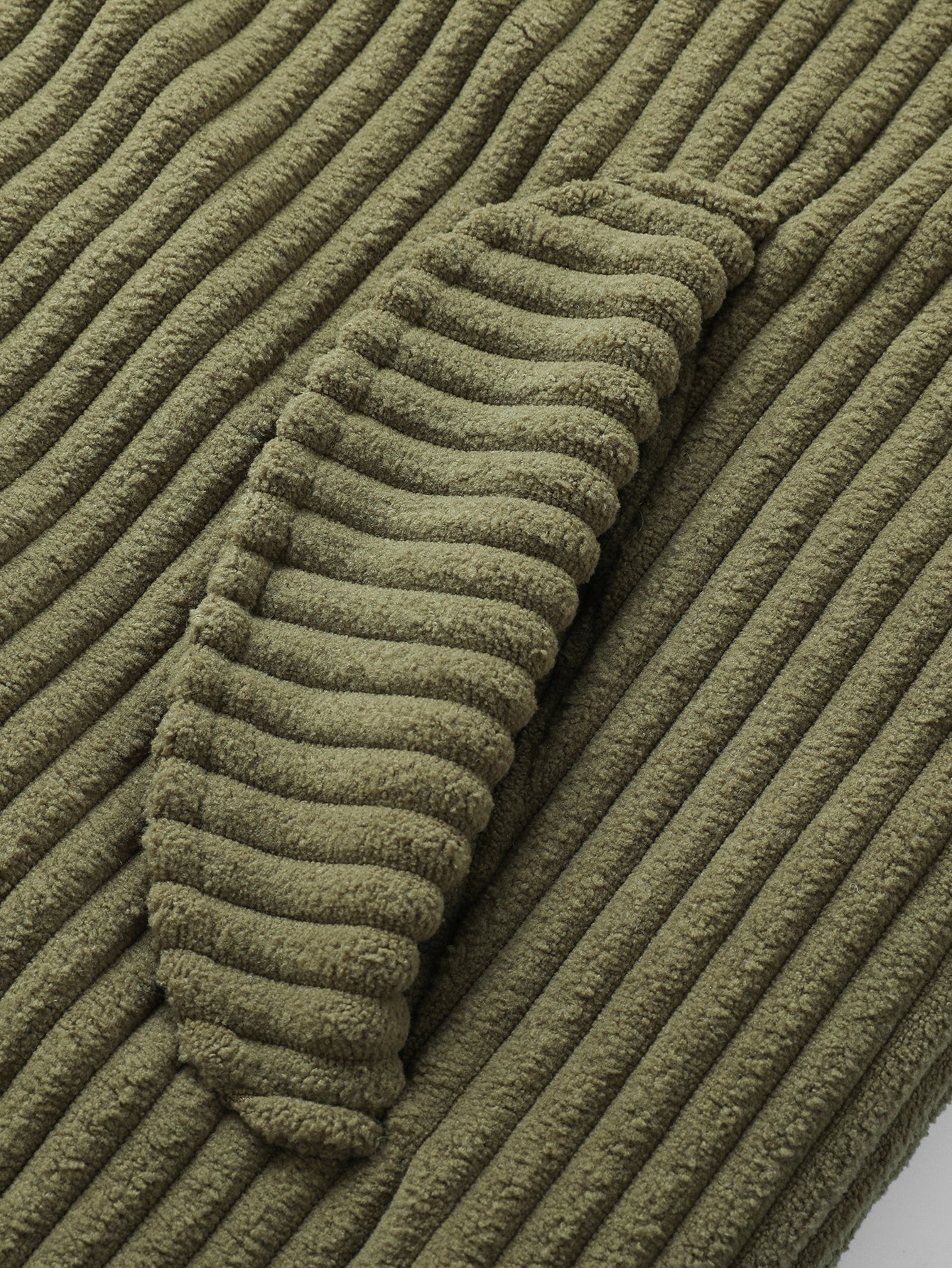 Quilted Lined Corduroy Coat
