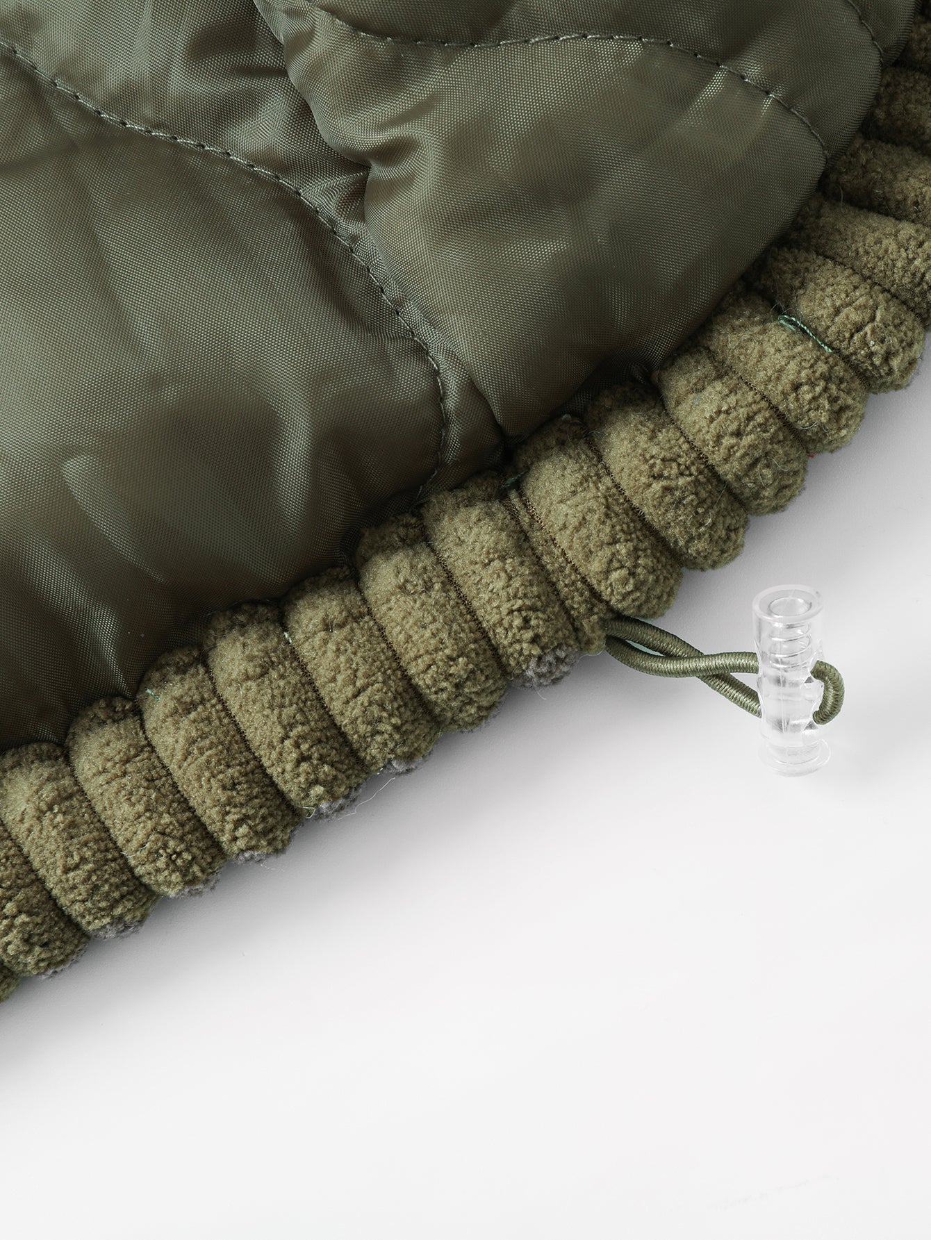 Quilted Lined Corduroy Coat