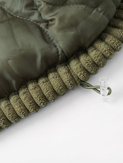 Quilted Lined Corduroy Coat