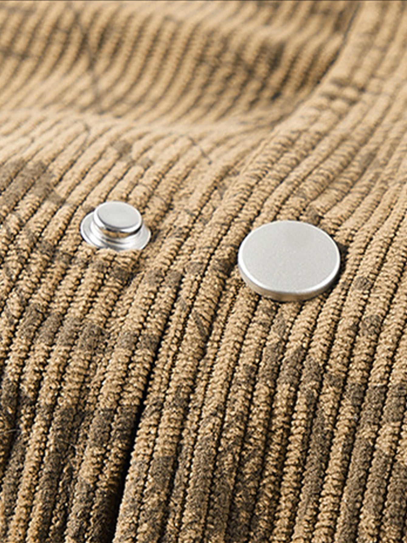 Leaf Print Corduroy Jacket