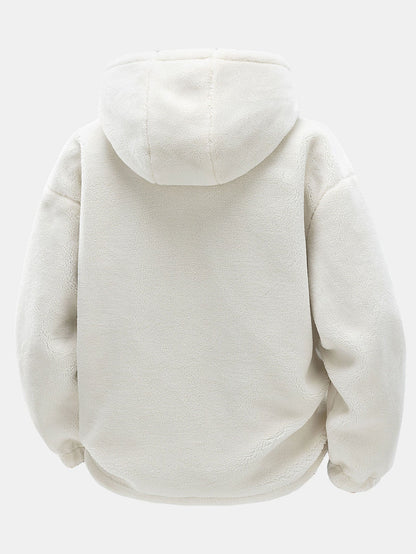 Teddy Corduroy Reversible Hooded Jacket