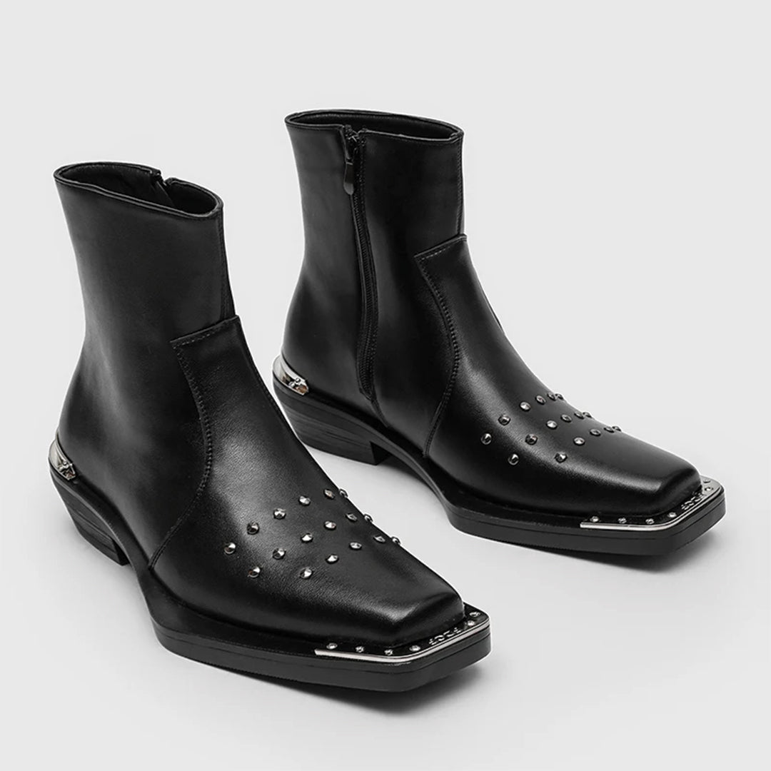 Silver Thorn Square Toe Boot