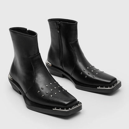 Silver Thorn Square Toe Boot
