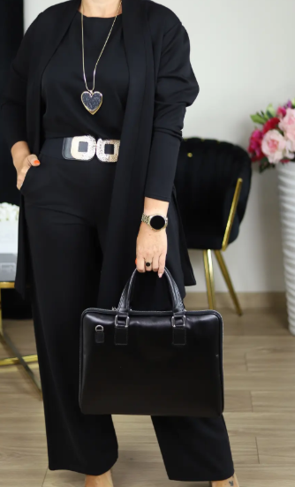 Ensemble 3 pièces élégant comprenant un cardigan long, un haut et un pantalon🔥LIVRAISON GRATUITE