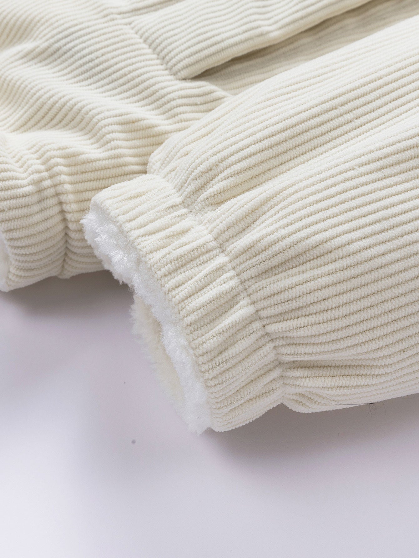 Teddy Corduroy Reversible Hooded Jacket