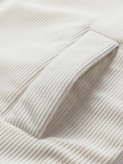 Teddy Corduroy Reversible Hooded Jacket