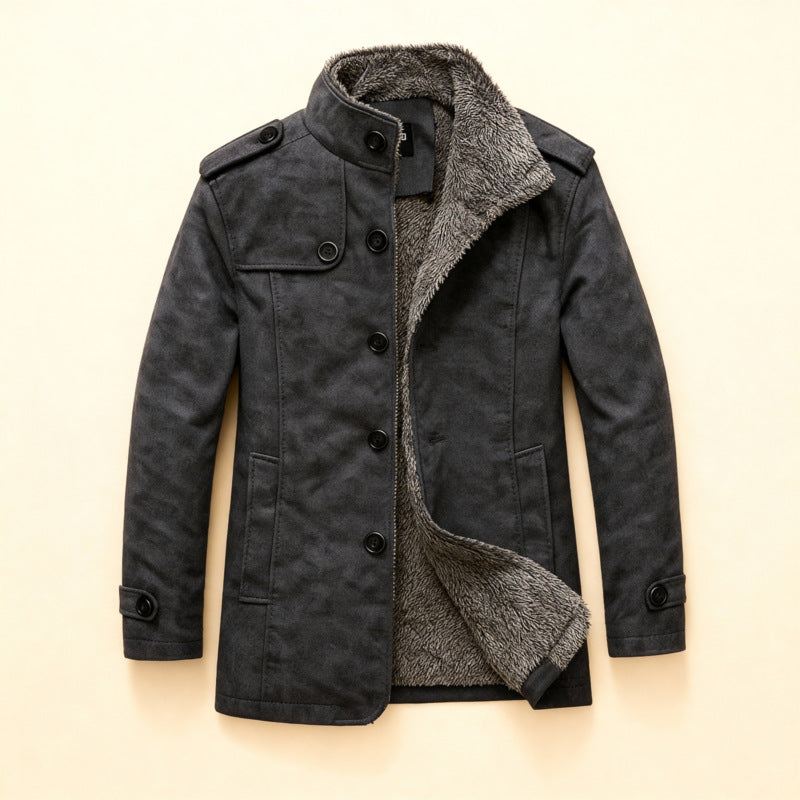 Anthony – Suede Overcoat