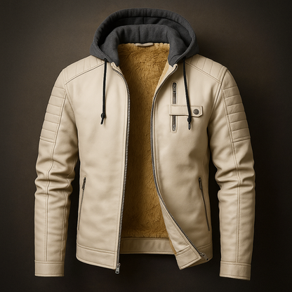 Colt Brookson Leather Hoodie