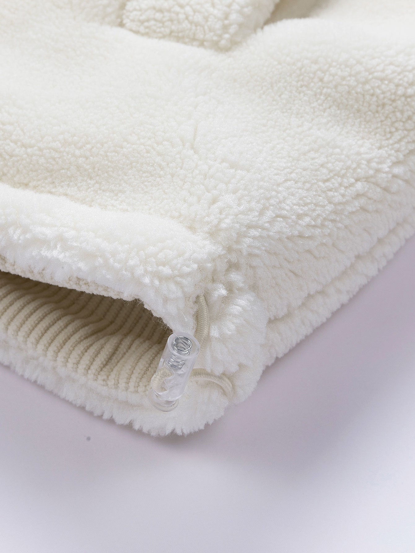 Teddy Corduroy Reversible Hooded Jacket