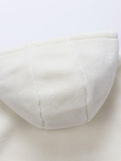 Teddy Corduroy Reversible Hooded Jacket