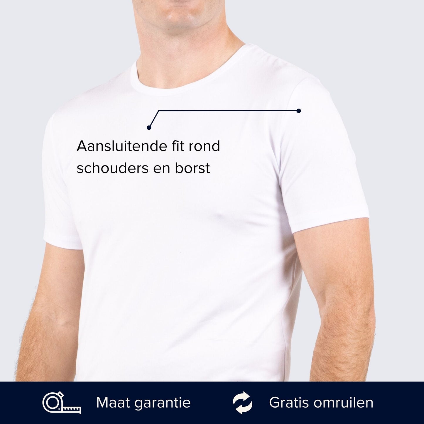 Undershirts George 2-Pack