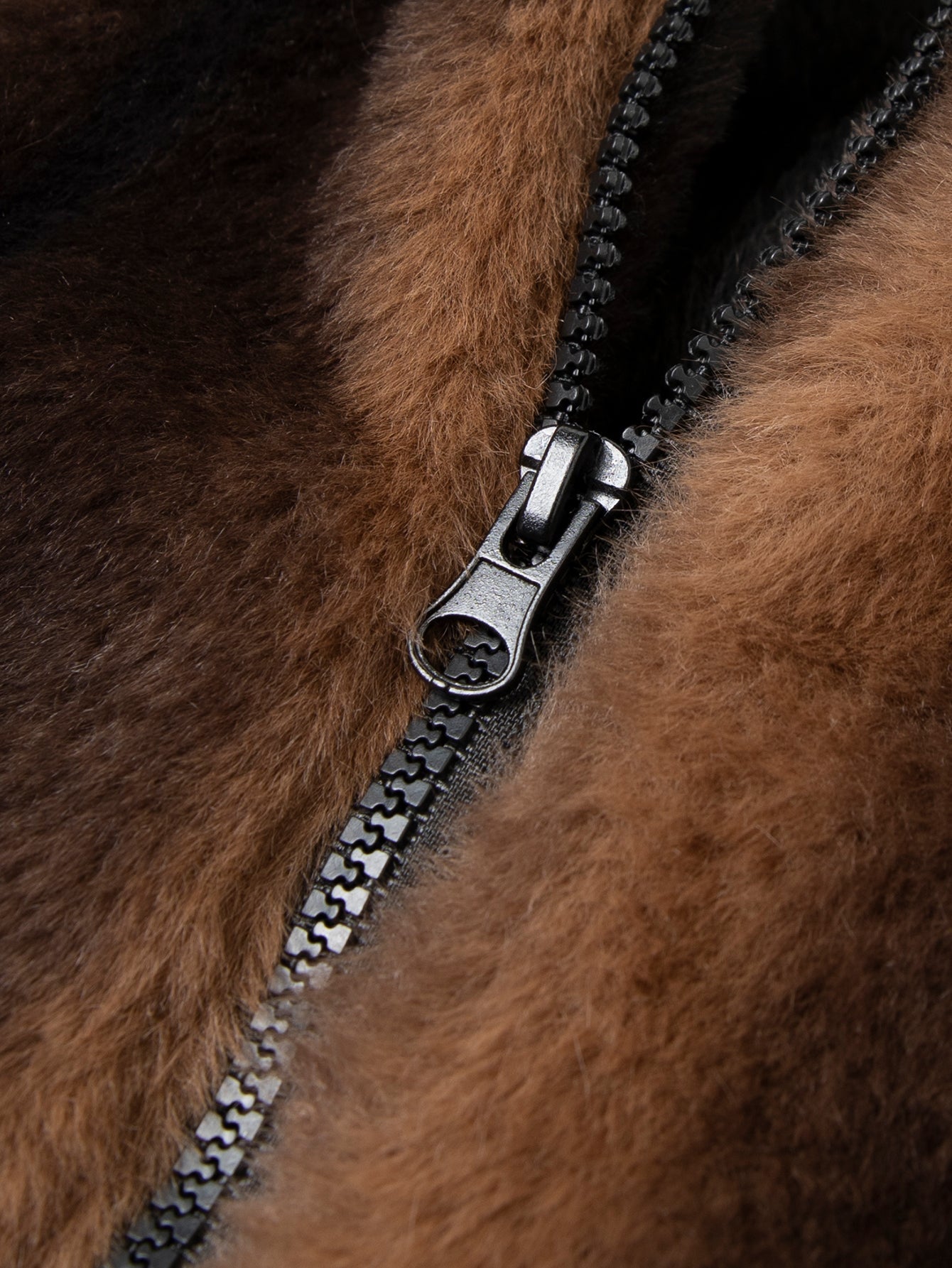 Faux Fur Zipper Jacket