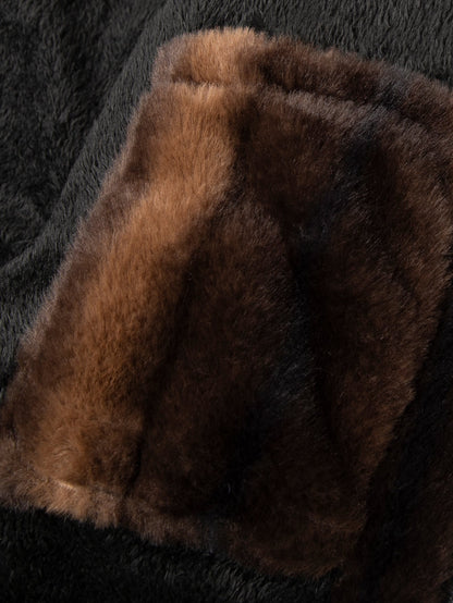 Faux Fur Zipper Jacket