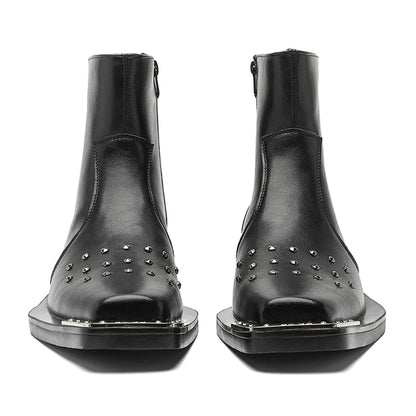 Silver Thorn Square Toe Boot