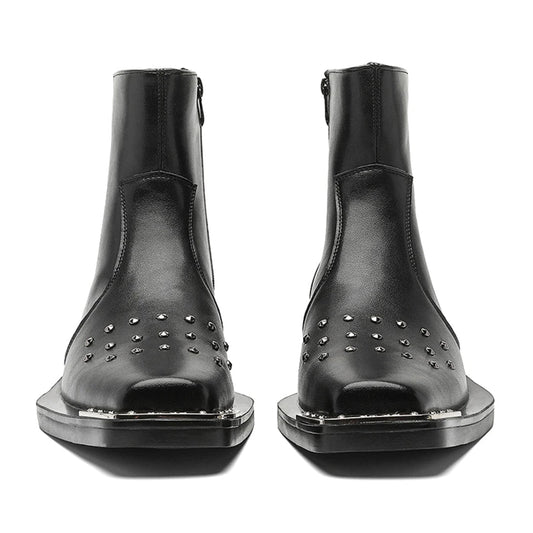 Silver Thorn Square Toe Boot