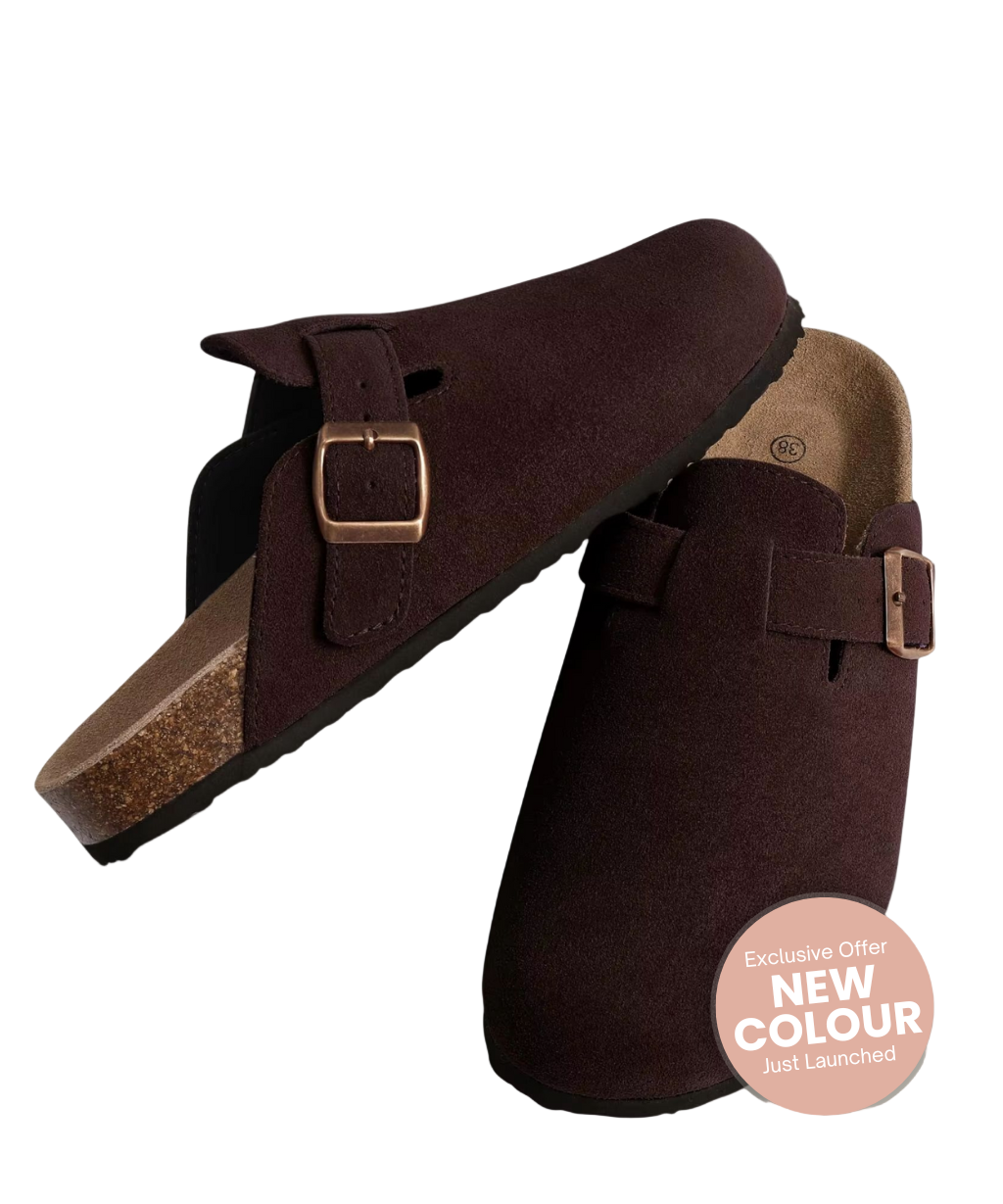 Genuine Suede Clogs