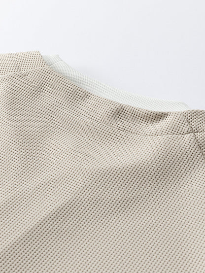 Raglan Sleeve 2 In 1 Waffle T-Shirt