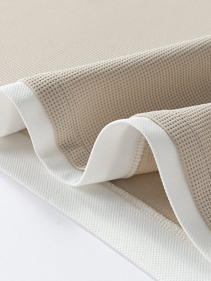 Raglan Sleeve 2 In 1 Waffle T-Shirt