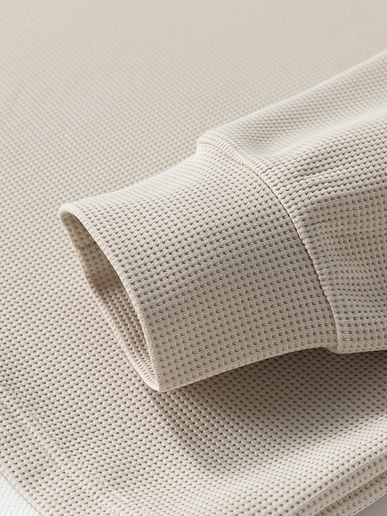 Raglan Sleeve 2 In 1 Waffle T-Shirt