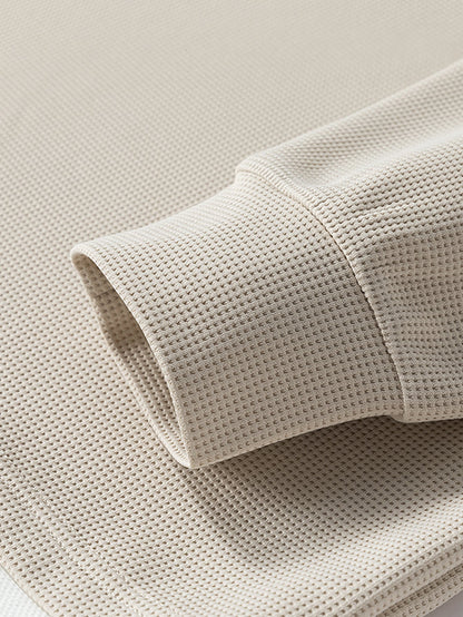 Raglan Sleeve 2 In 1 Waffle T-Shirt