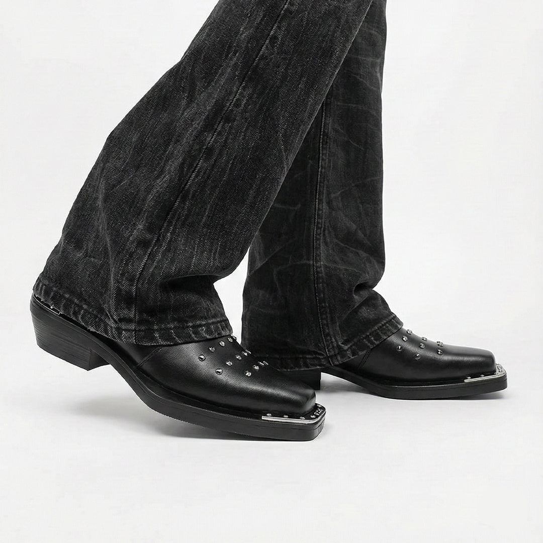 Silver Thorn Square Toe Boot