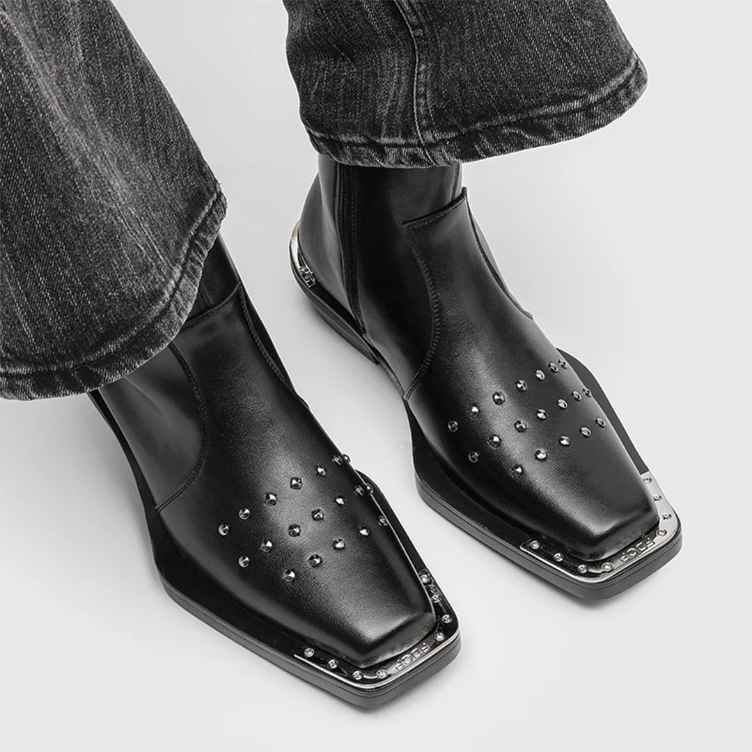 Silver Thorn Square Toe Boot