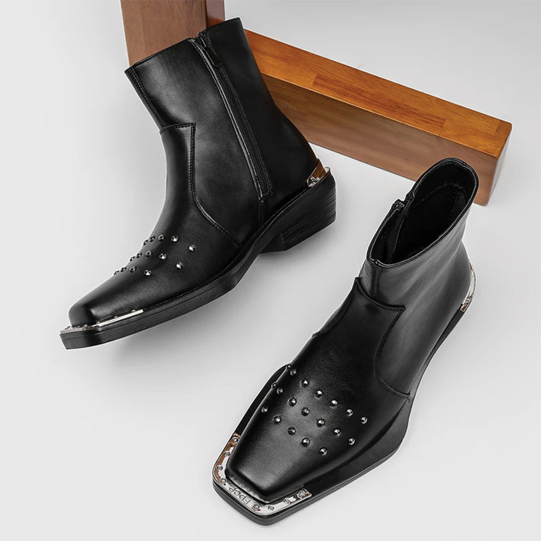 Silver Thorn Square Toe Boot