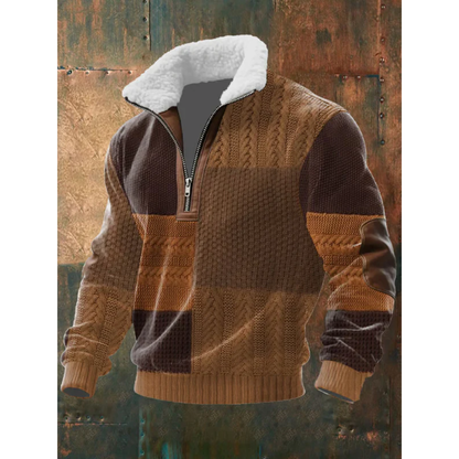 Ellis & Carter Fleece Turtleneck Jumper Sweater