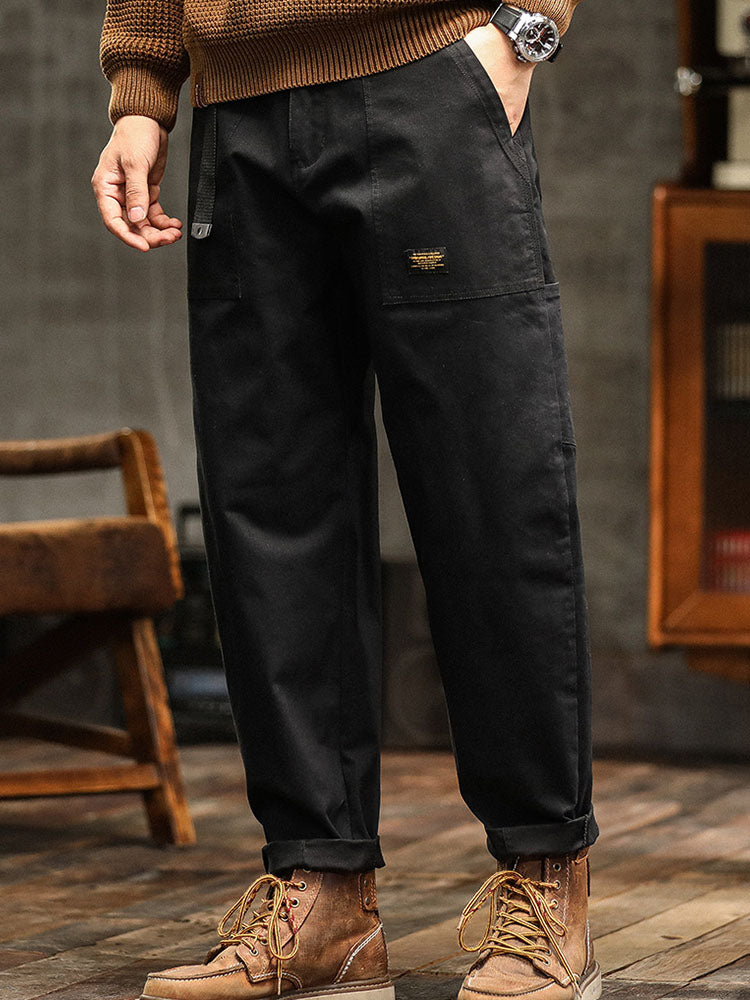 Men's Vintage-Inspired Casual Utility Pants