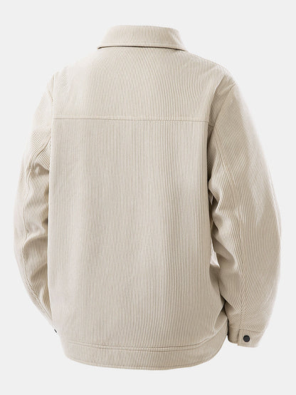 Teddy Lined Pocket Corduroy Jacket