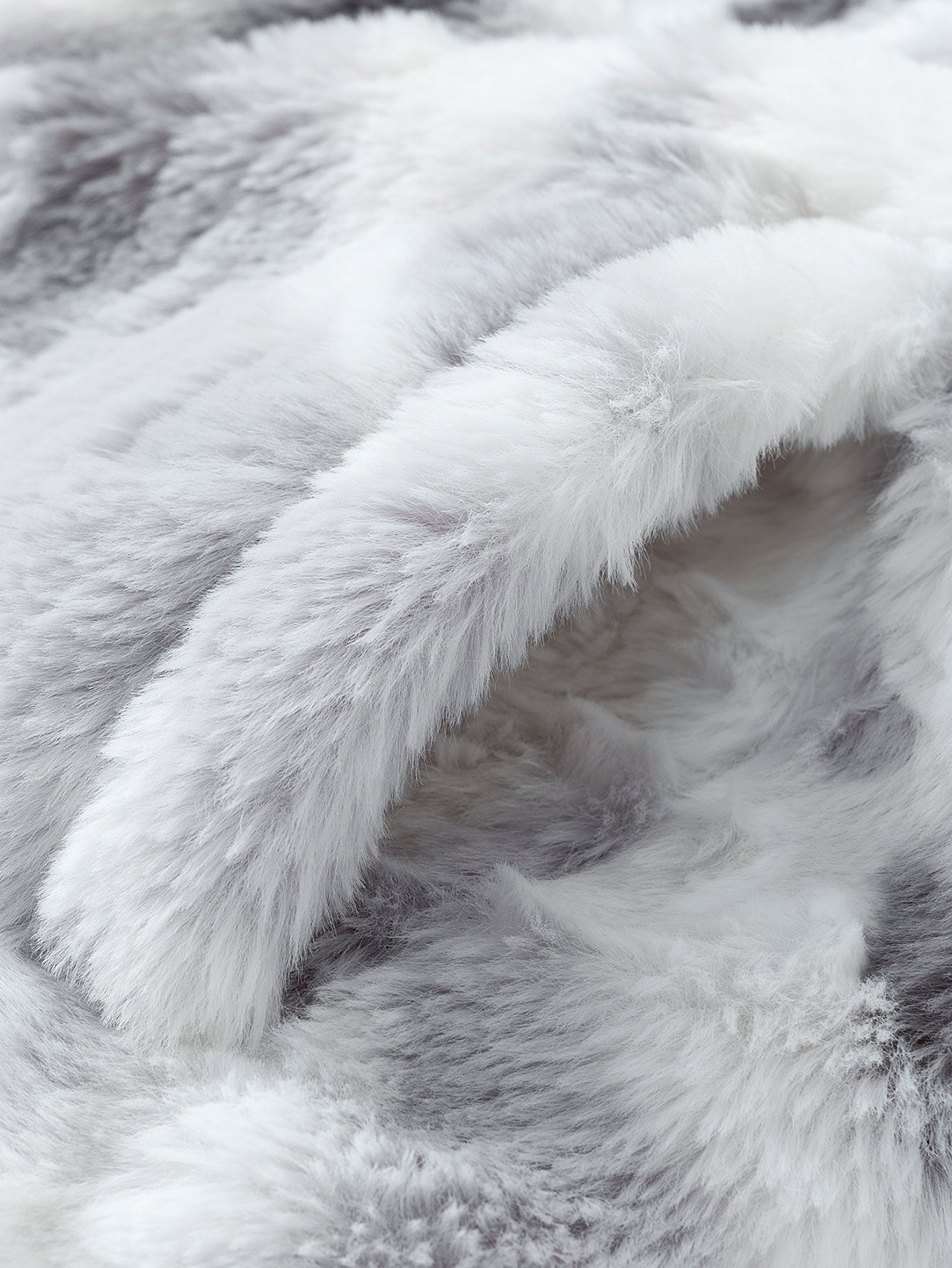 Faux Fur Zip-Up Jacket