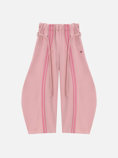 The Stripe Super Baggy Barrel Sweatpants