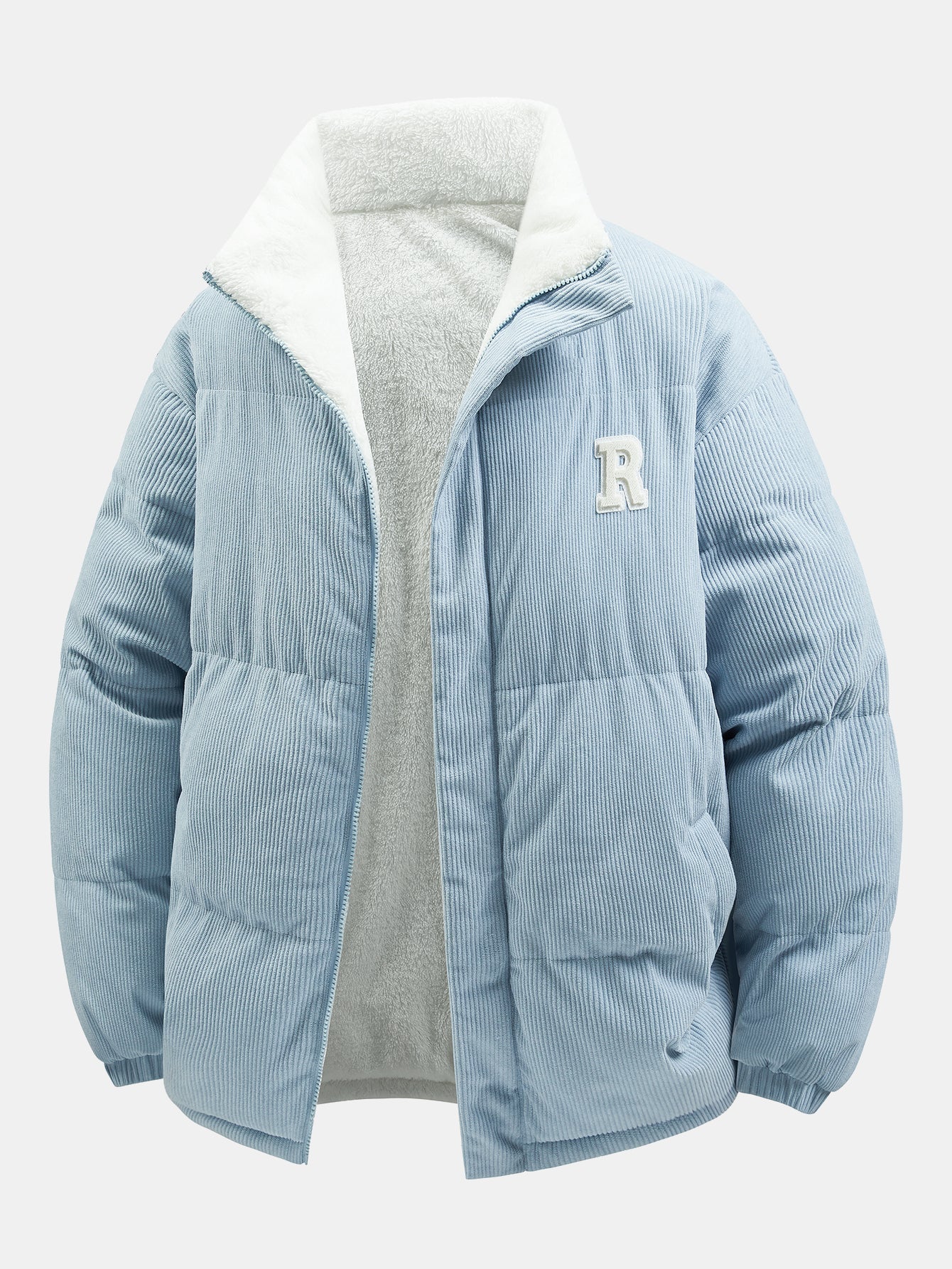 Reversible Teddy Fleece Corduroy Coat