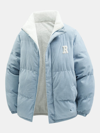 Reversible Teddy Fleece Corduroy Coat