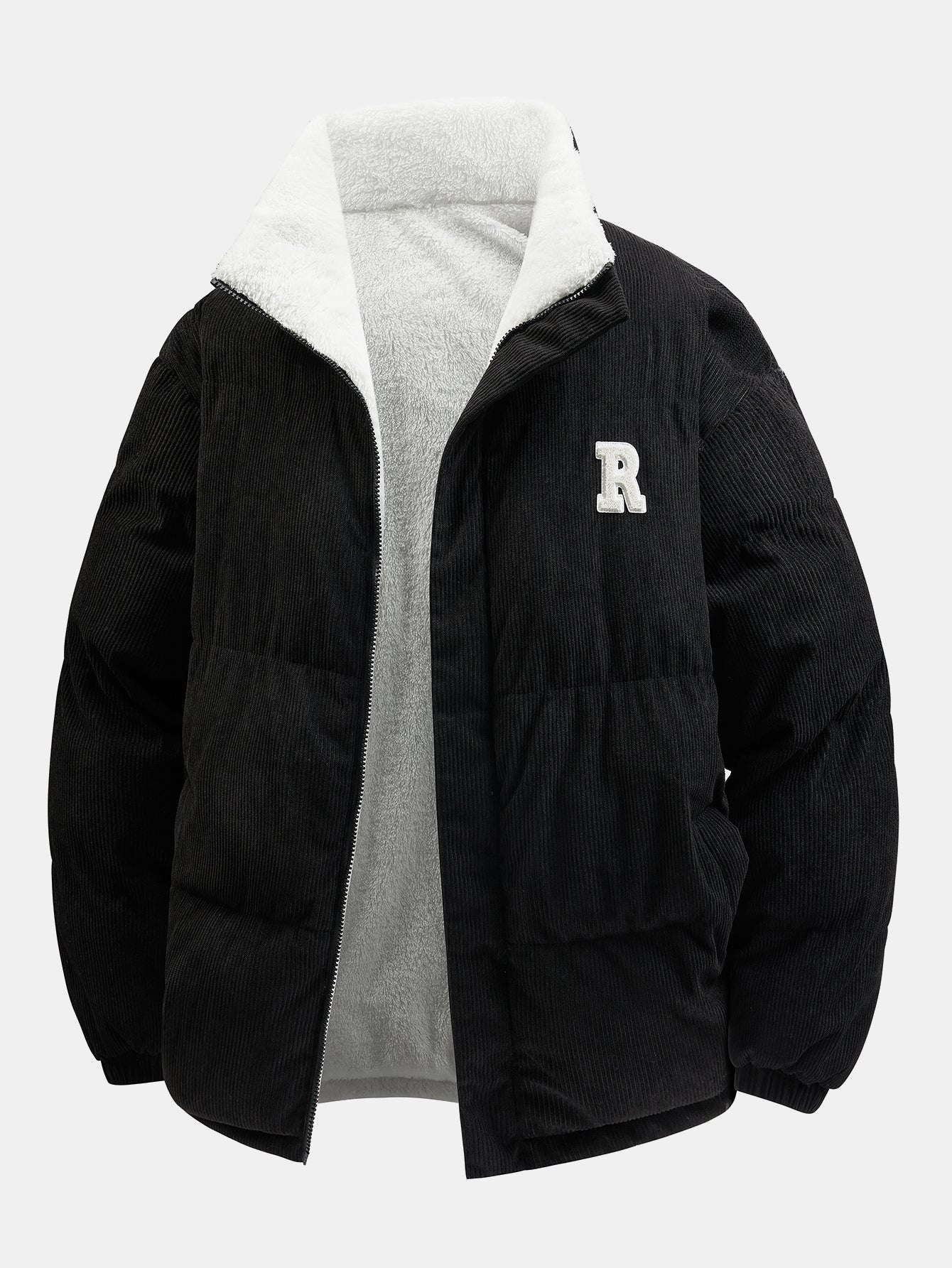 Reversible Teddy Fleece Corduroy Coat