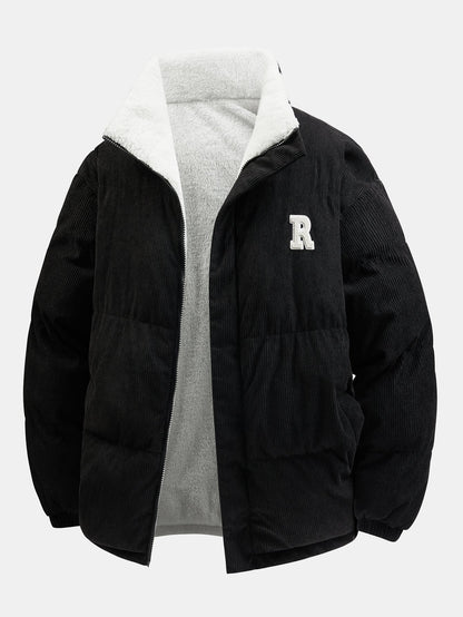 Reversible Teddy Fleece Corduroy Coat