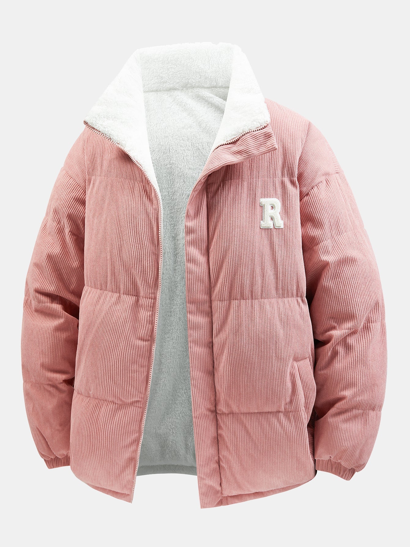 Reversible Teddy Fleece Corduroy Coat