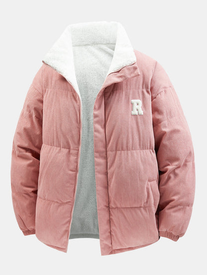 Reversible Teddy Fleece Corduroy Coat