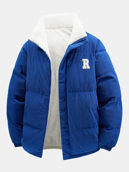 Reversible Teddy Fleece Corduroy Coat