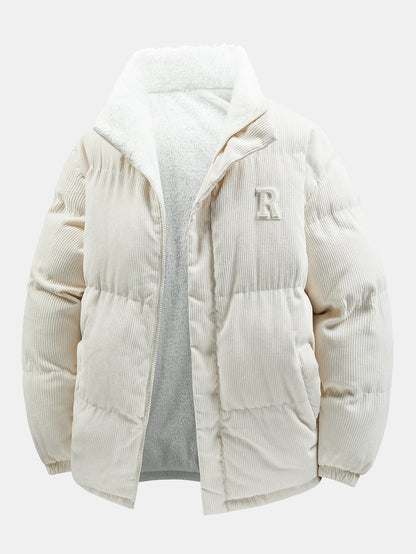 Reversible Teddy Fleece Corduroy Coat