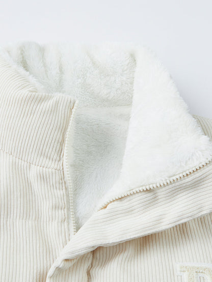 Reversible Teddy Fleece Corduroy Coat