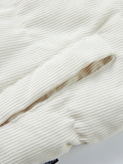 Reversible Teddy Fleece Corduroy Coat